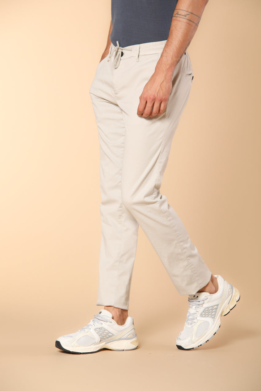 Milano Jogger Herren Chino Jogger aus Baumwolle und Tencel Extra Slim Fit