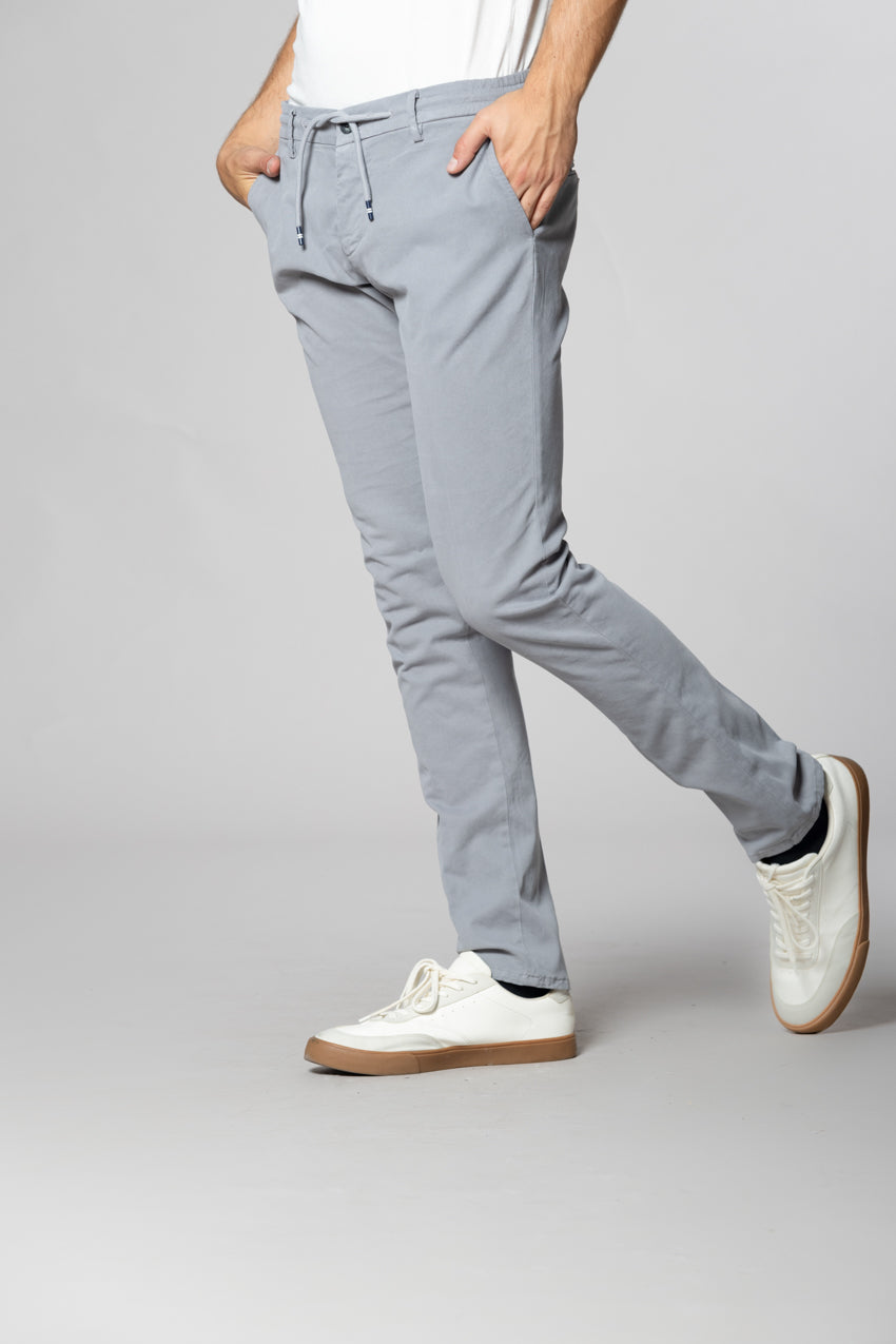 Milano Jogger Herren Chinohose aus Stretch-Gabardine extra slim fit