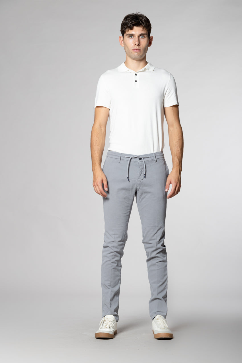 Milano Jogger Herren Chinohose aus Stretch-Gabardine extra slim fit