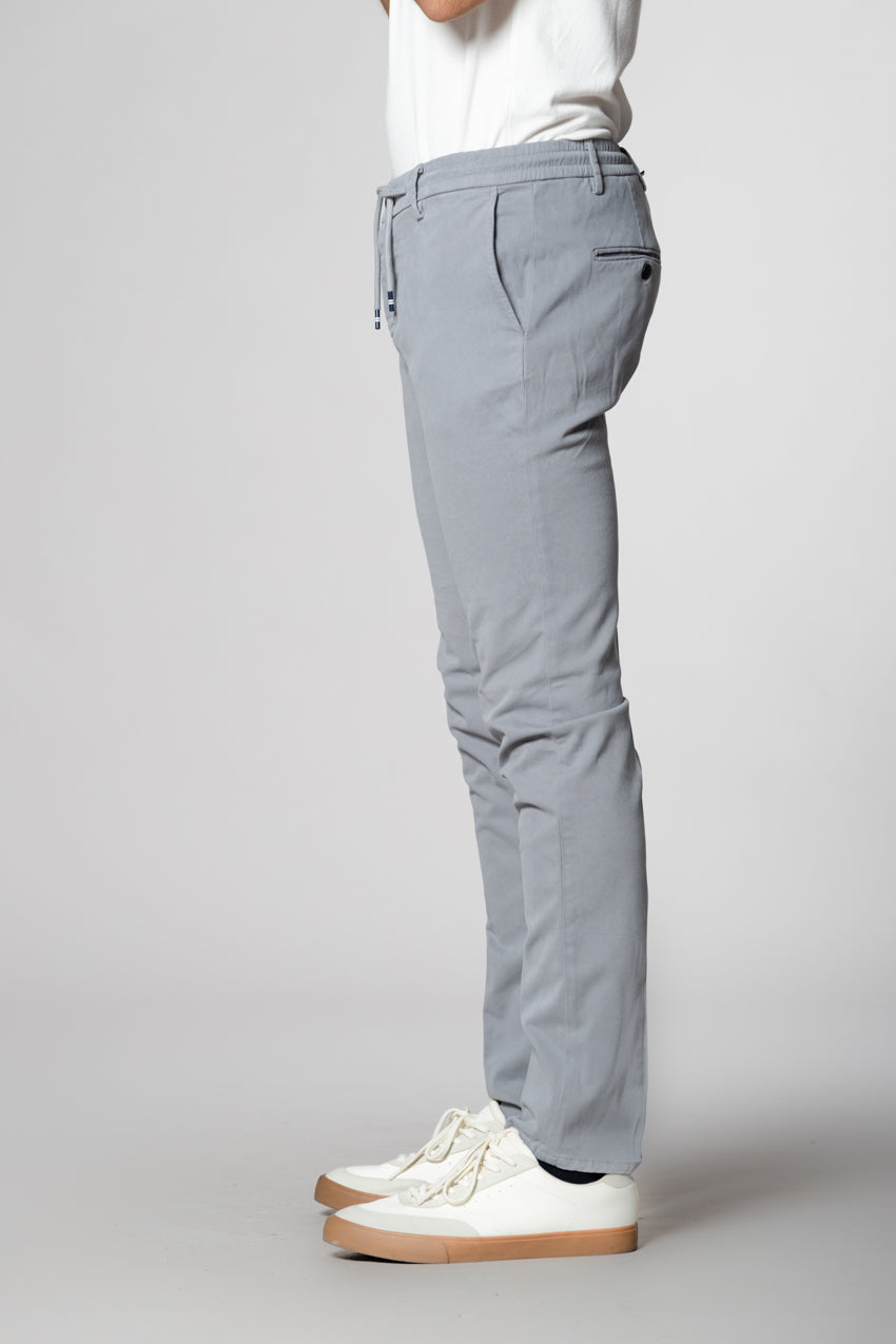 Milano Jogger Herren Chinohose aus Stretch-Gabardine extra slim fit