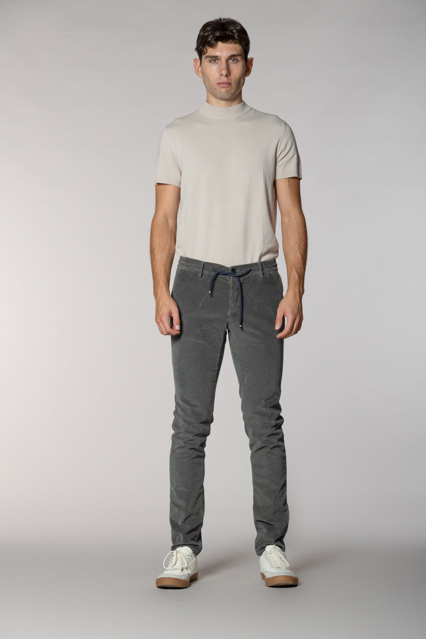 Milano Jogger Herren-Chinohose aus 500-Linien Kordsammt extra slim fit