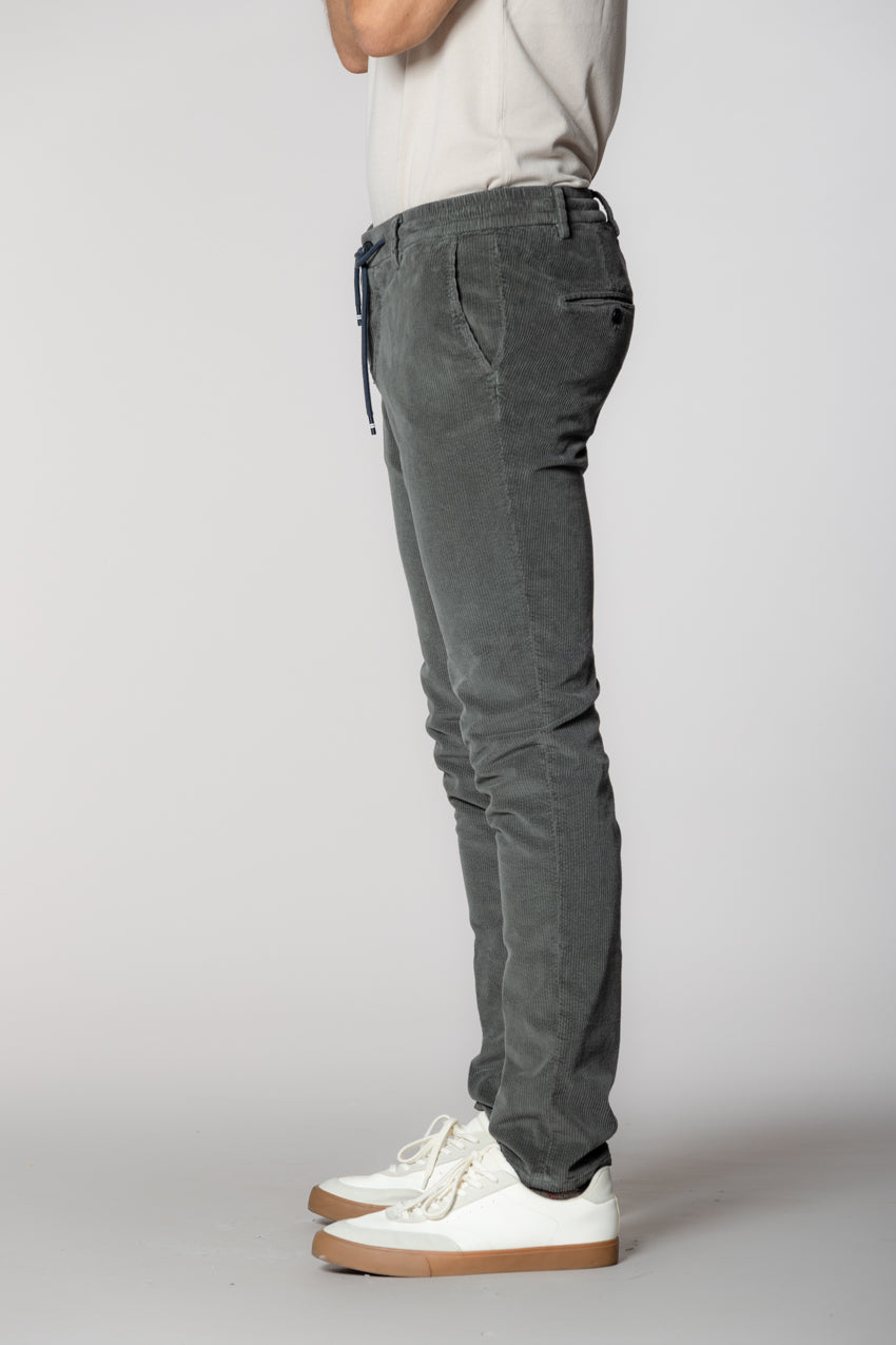 Milano Jogger Herren-Chinohose aus 500-Linien Kordsammt extra slim fit