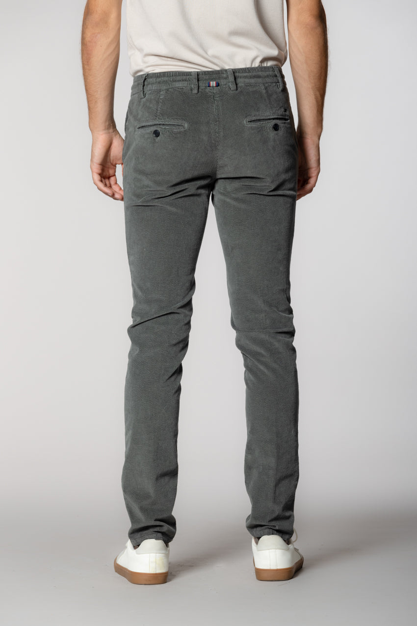 Milano Jogger Herren-Chinohose aus 500-Linien Kordsammt extra slim fit