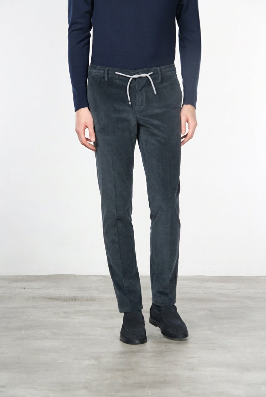 Milano Jogger Herren-Chinohose aus Samt, 500 Linien extra slim fit