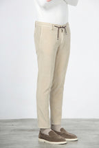 Milano Jogger pantalone chino uomo in velluto 500 righe extra slim fit