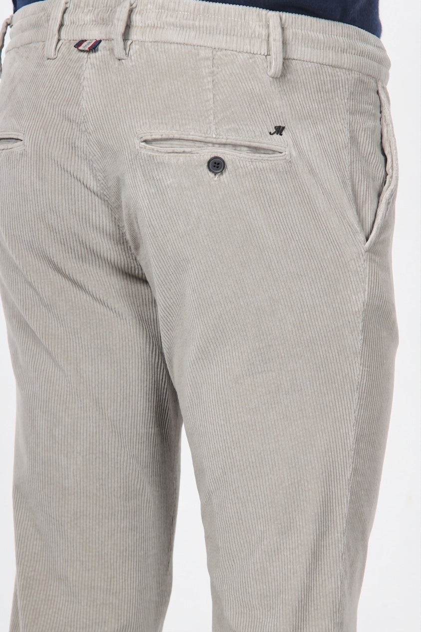 Milano Jogger Chinohose für Herren aus 500-Rippen-Samt mit extra slim fit
