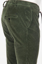 Milano Jogger pantalone chino uomo in velluto 500 righe extra slim fit