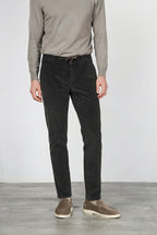 Milano Jogger pantalone chino uomo in velluto 500 righe extra slim fit