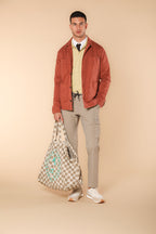 Chile Jogger pantalone cargo uomo in jersey supertecnico extra slim fit