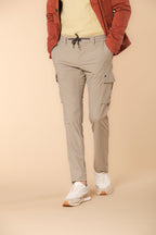 Chile Jogger pantalone cargo uomo in jersey supertecnico extra slim fit