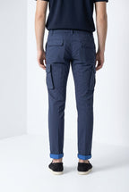 Chile Jogger pantalone cargo uomo in raso tecnico travel stretch extra slim fit
