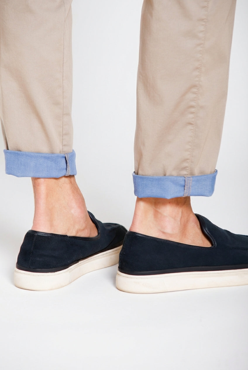 Chile Jogger pantalone cargo uomo in raso tecnico travel stretch extra slim fit