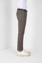 Torino Travel Hose Chino Herren aus technischem Travel-Stretch-Satin slim fit