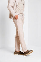 Torino Jog Hose Chino Jogger Herren aus Stretch-Piqué-Jersey slim fit