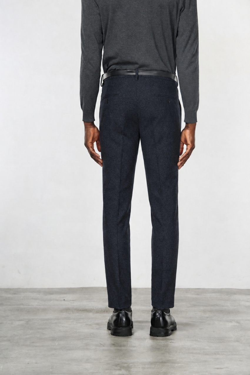 Torino Jog pantalone chino uomo in jersey flanella slim fit