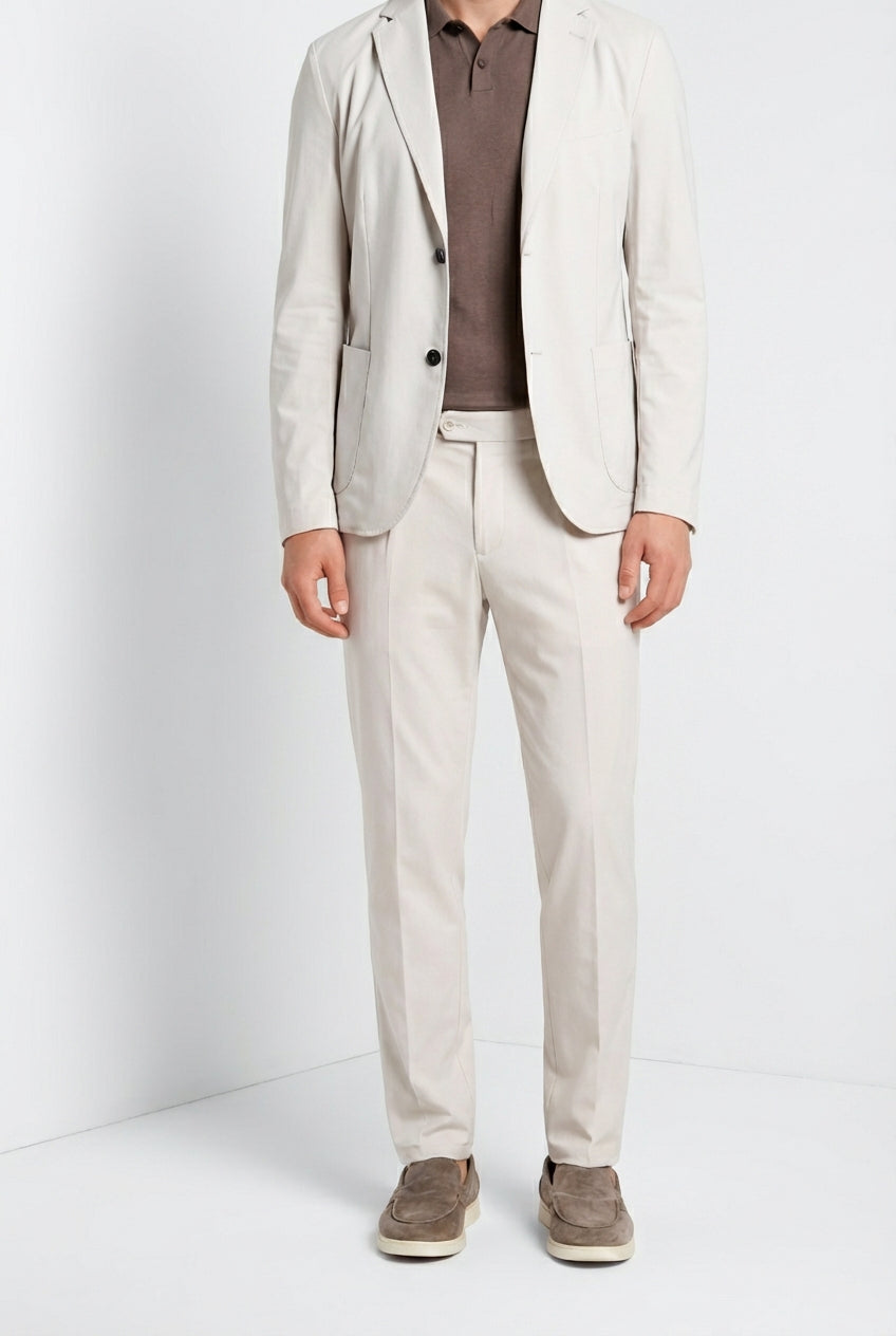 Torino 1 Pinces Dynamic Hose Chino Jogger Herren aus super technischem Jersey slim fit