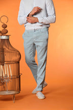 New York Herren Chino Hose aus Leinen und Baumwoll-Twill Regular Fit