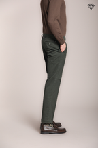 New York pantalone chino uomo in gabardina stretch regular fit ①