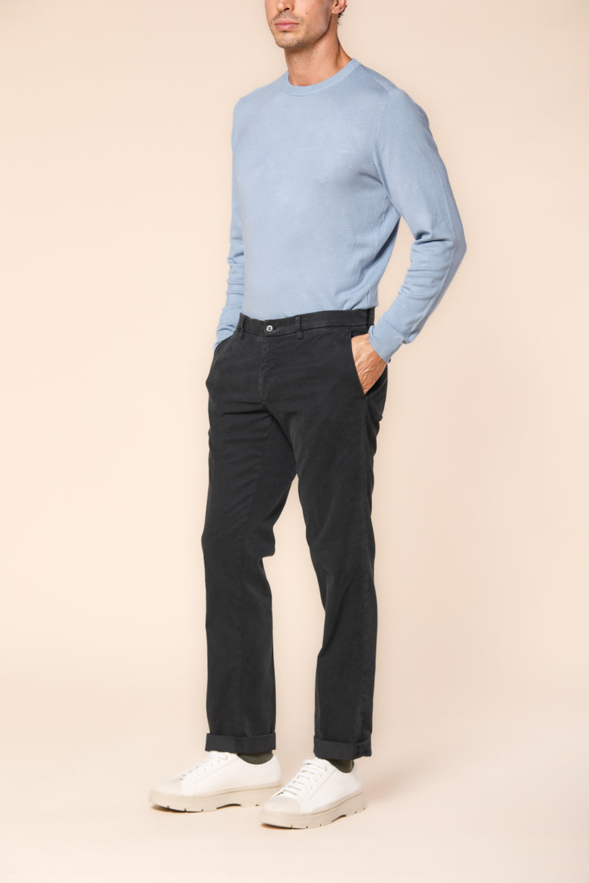 New York Herren Chino Hose aus Gabardine stretch Regular Fit  ①.