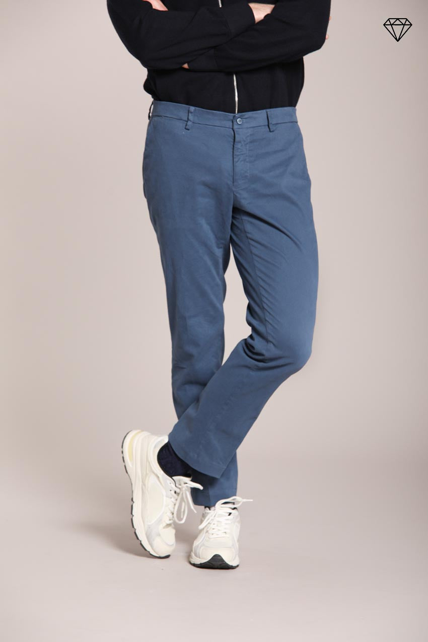 New York Herren Chinohose aus Stretch-Gabardine Regular Fit ①