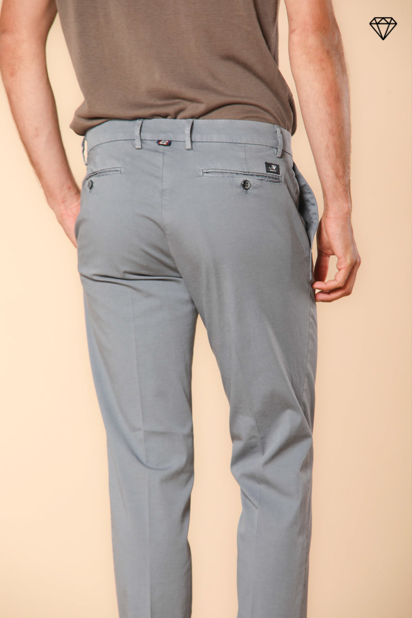 New York Herren Chino Hose aus Stretch-Satin Regular Fit ①