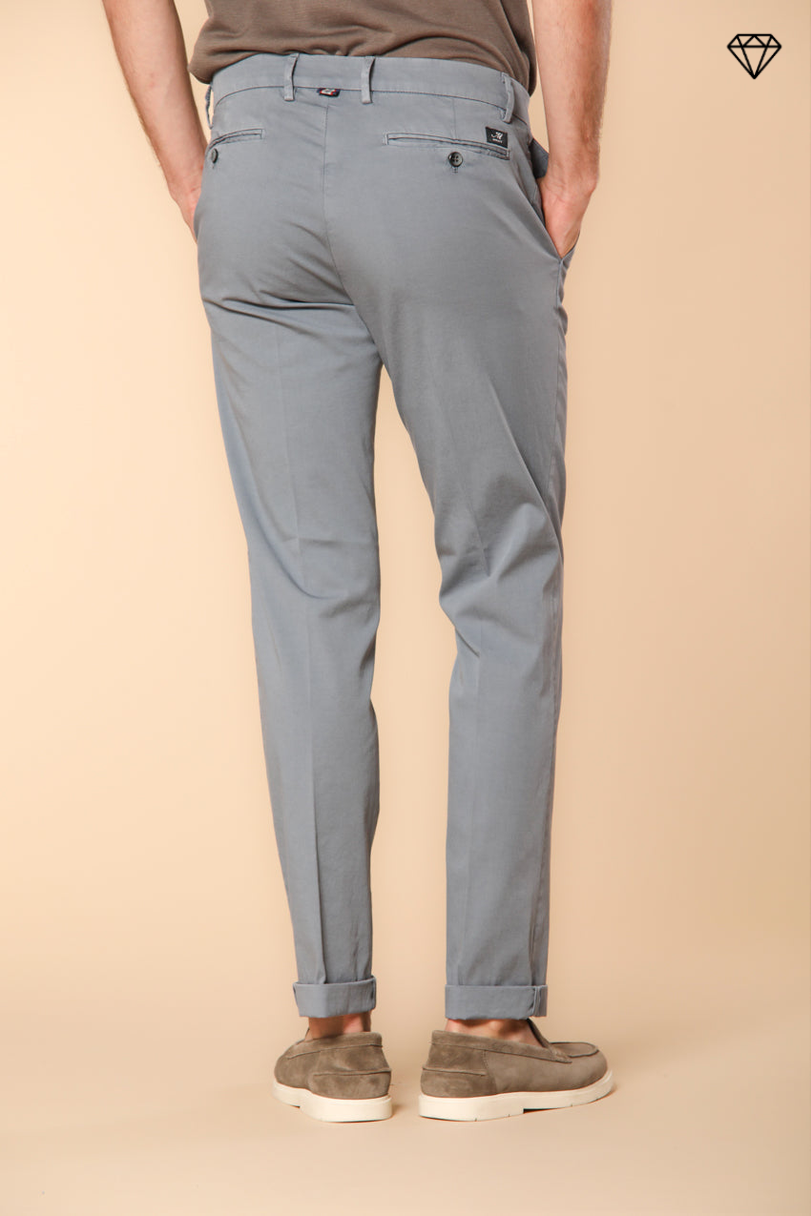 New York Herren Chino Hose aus Stretch-Satin Regular Fit ①