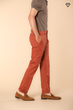 New York pantalone chino uomo in raso stretch regular fit ①