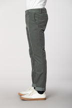 New York pantalone chino uomo in velluto 1000 righe regular fit