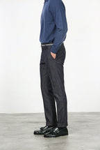 New York Winter pantalone chino uomo in denim stretch regular fit