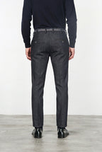 New York Elegance Chinohose für Herren aus Stretch-Denim, Regular Fit