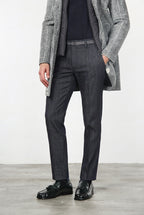 New York Elegance Chinohose für Herren aus Stretch-Denim, Regular Fit