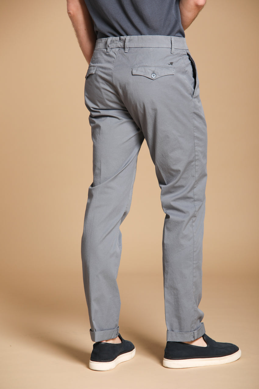 New York City pantalone chino uomo in twill di cotone pima leggero stretch regular fit