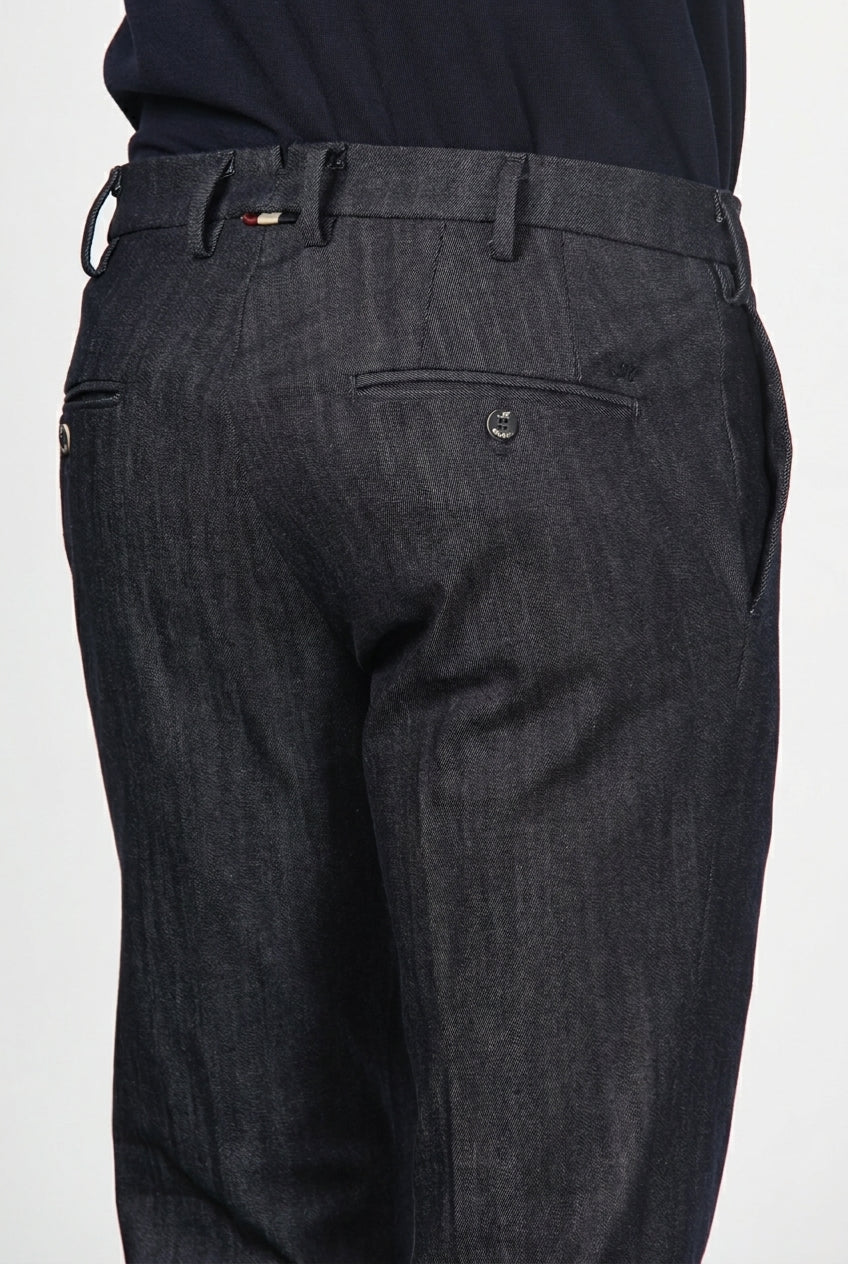 New York Chinohose für Herren aus Stretch-Denim, Regular Fit