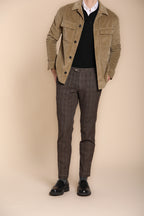 Foto 3 New York Sartoriale pantalone chino uomo stampa galles regular fit