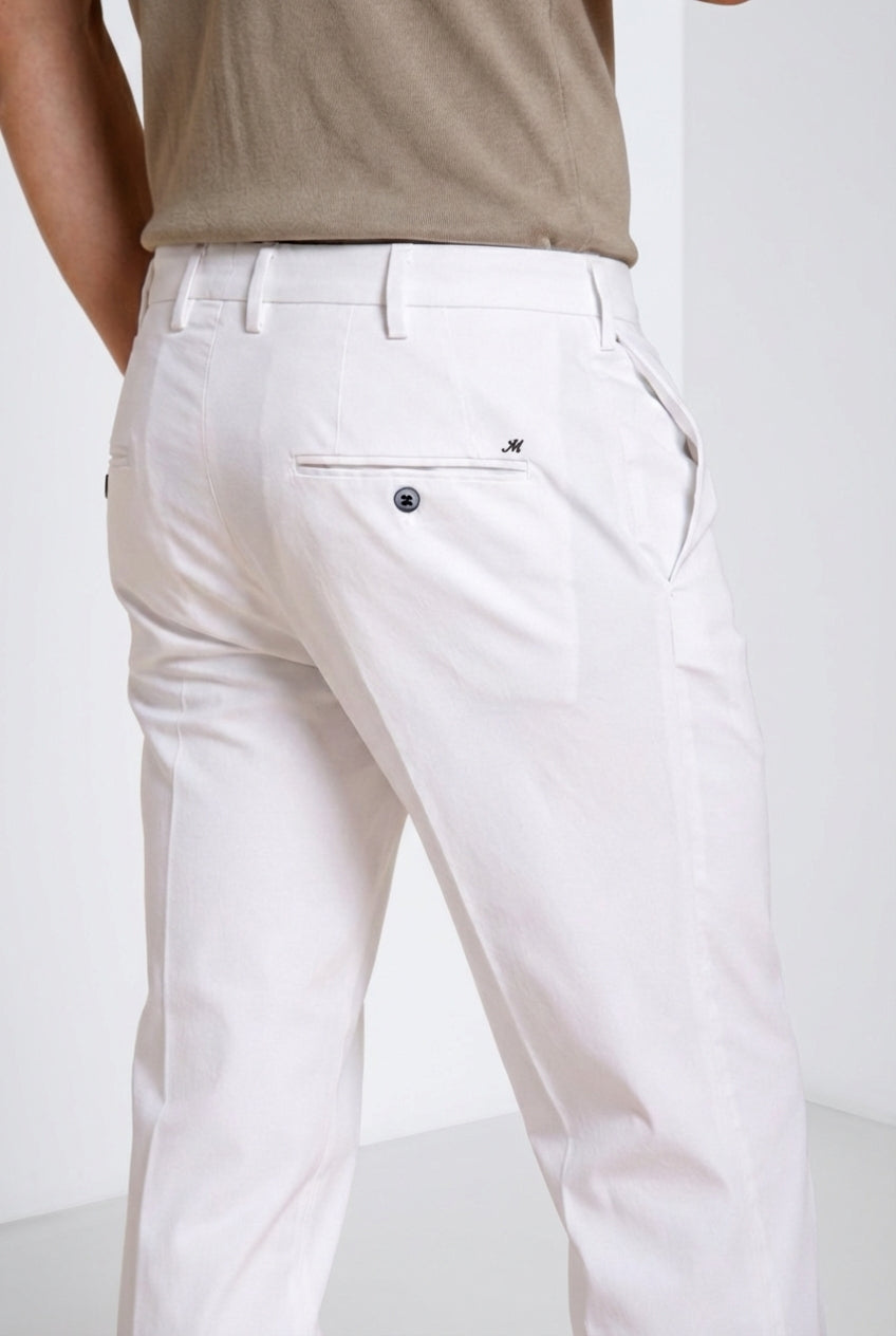 New York Herren Chinohose aus Stretch-Gabardine regular fit ①