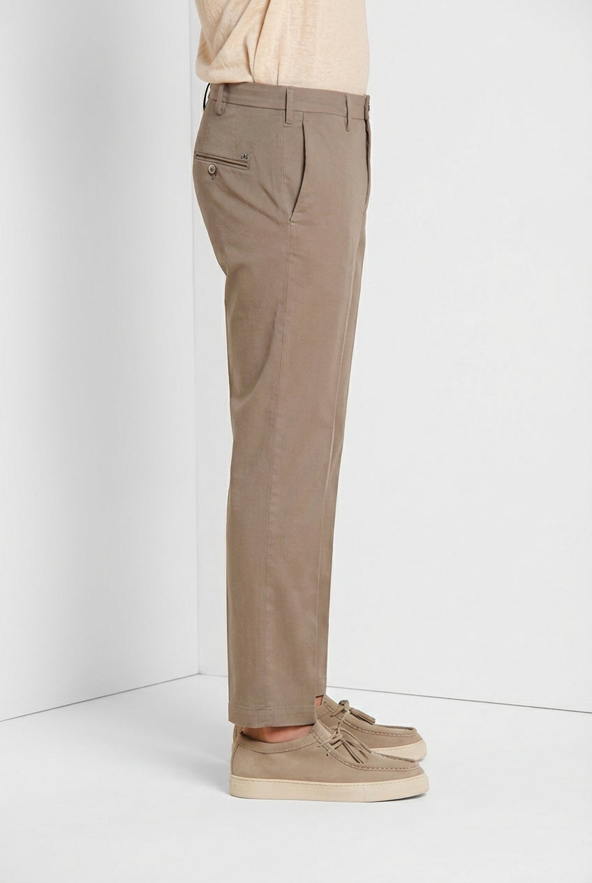 New York Herren Chinohose aus Stretch-Gabardine regular fit ①