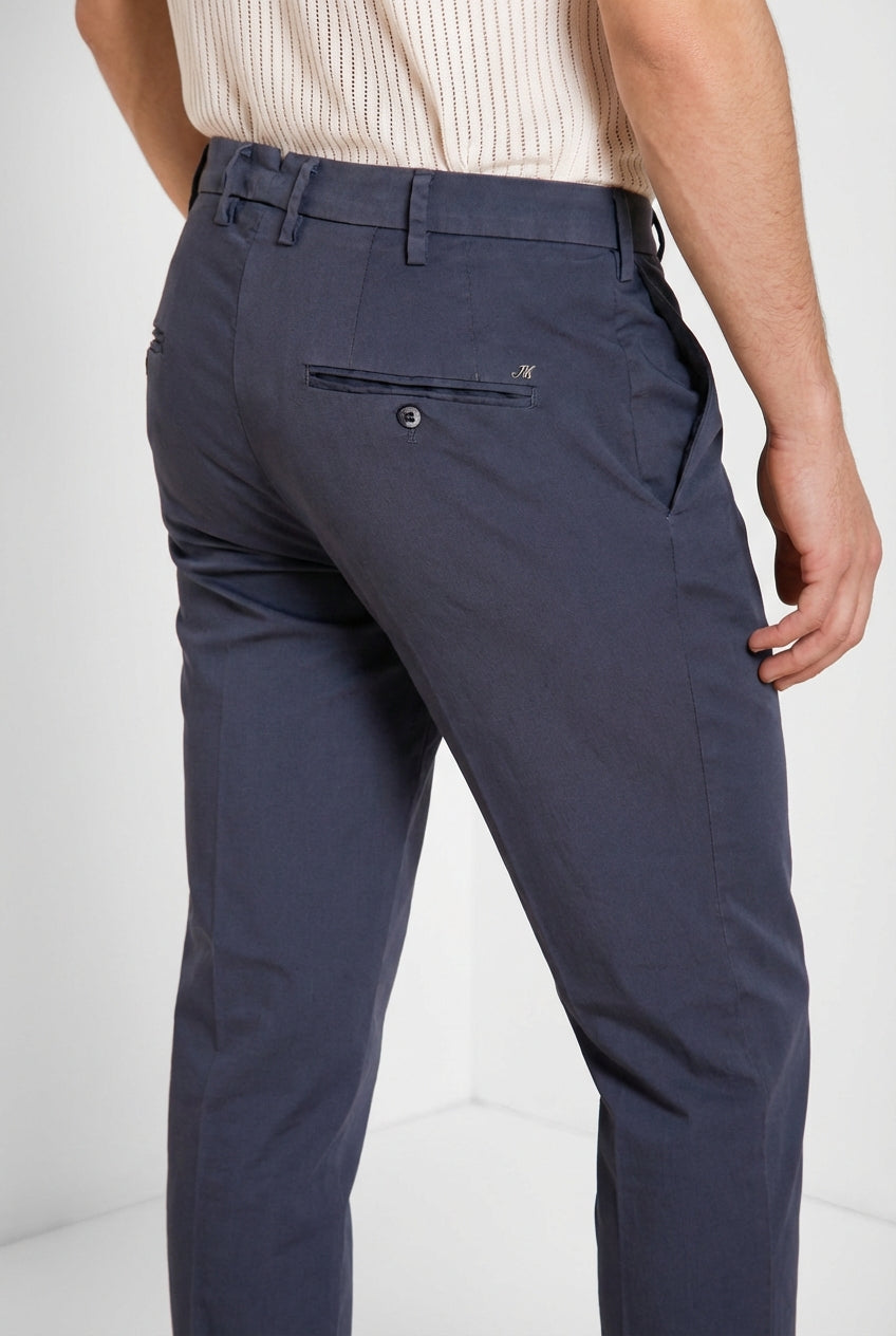 New York Herren Chinohose aus Stretch-Gabardine regular fit ①