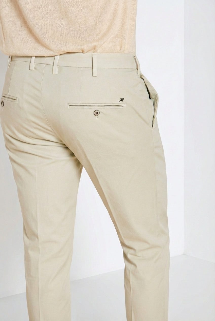 New York Herren Chinohose aus Stretch Gabardine regular fit ①