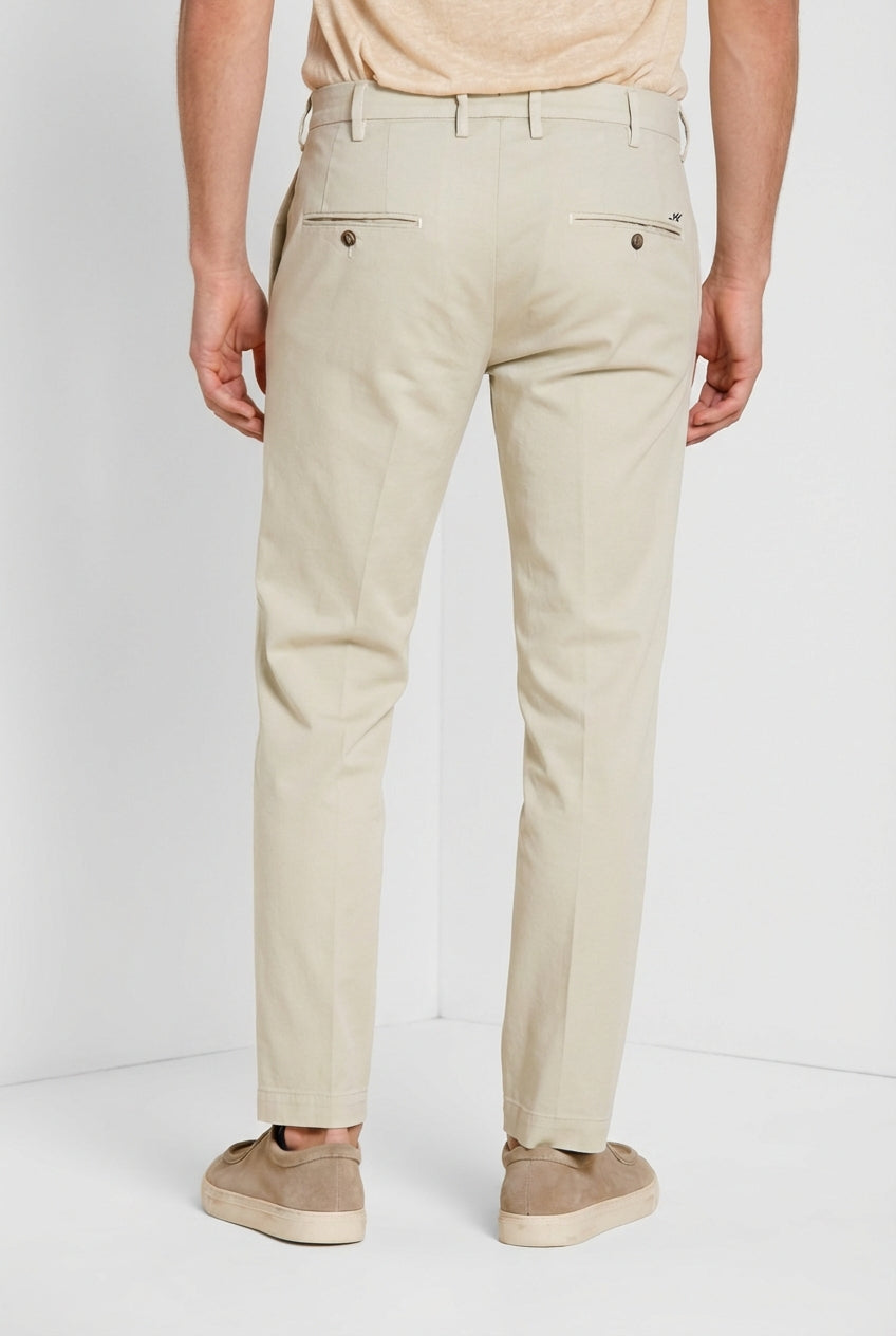 New York Herren Chinohose aus Stretch Gabardine regular fit ①