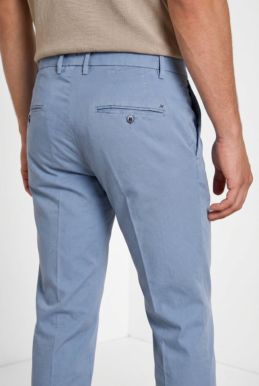 New York Hose Chino Herren aus Stretch-Gabardine regular fit ①