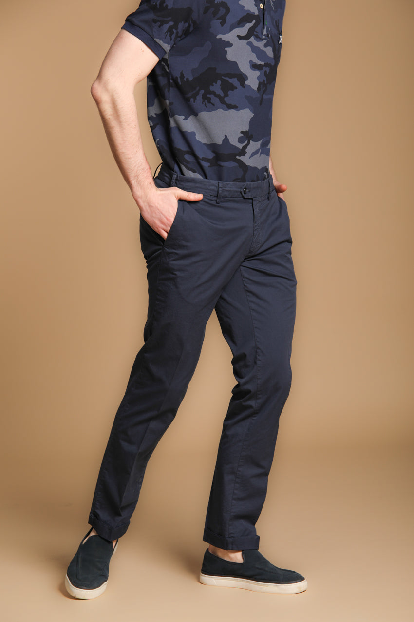  New York Maßgeschneiderte Herren Chino Hose aus Pima-Baumwolle Regular Fit