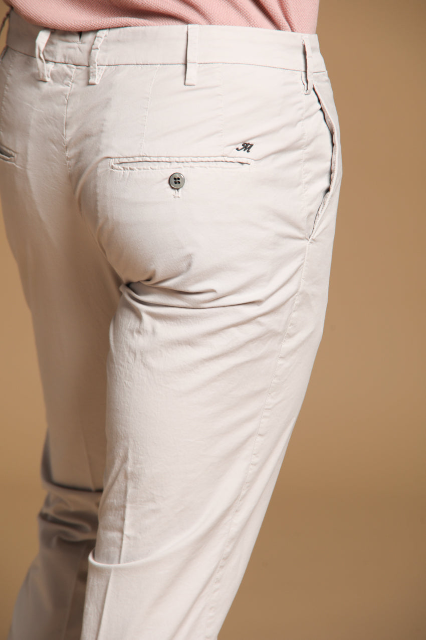 New York Sartoriale pantalone chino uomo sartoriale in cotone pima regular fit