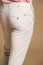 New York Sartoriale pantalone chino uomo sartoriale in cotone pima regular fit