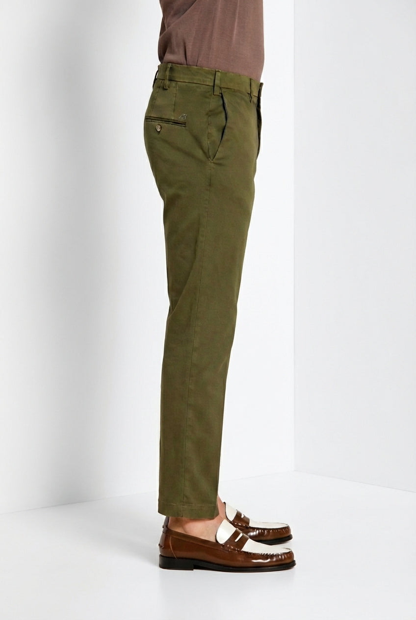 New York Herren Chino Hose aus Stretch Gabardine regular fit ①