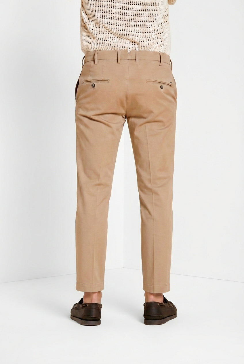 New York Herren Chino Hose aus Stretch-Gabardine regular fit ①