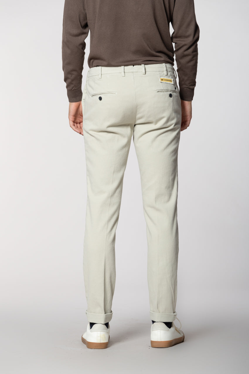 New York Sartoriale Herren Chinohose maßgeschneiderte aus Baumwolle Kashmir Regular Fit