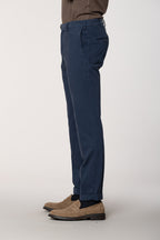 New York Sartoriale pantalone chino uomo sartoriale in cotone seta regular fit