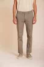 New York pantalone chino uomo in gabardina stretch regular fit ①