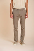 New York Herren Chinohose aus Stretch-Gabardine regular fit ①