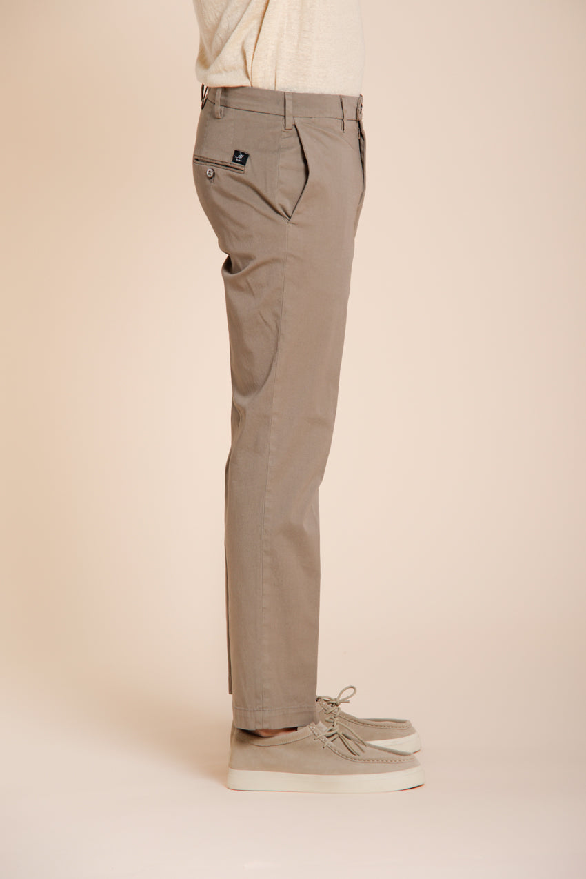 New York pantalone chino uomo in gabardina stretch regular fit ①